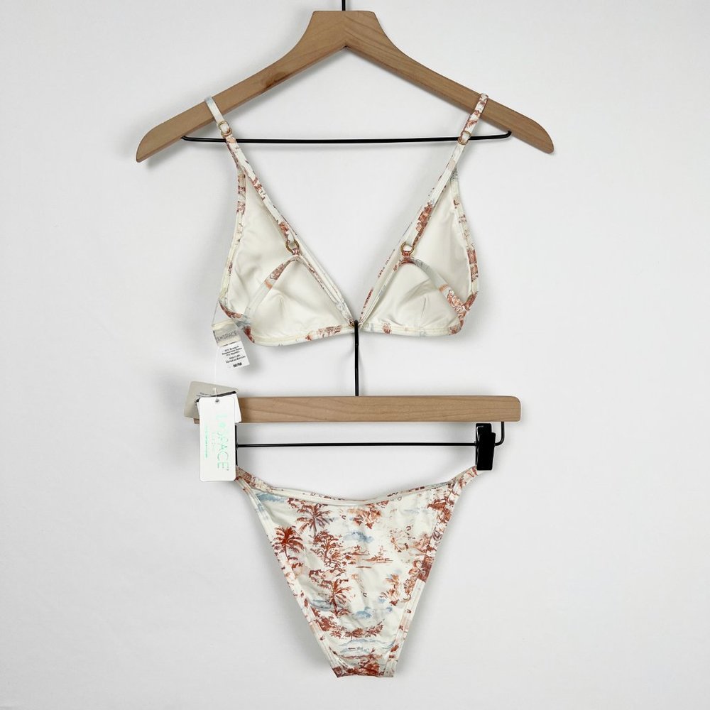 New L*Space Bikini Set Millie Triangle Top & Jay Bitsy Cheeky Bottoms Matching - Picture 9 of 16